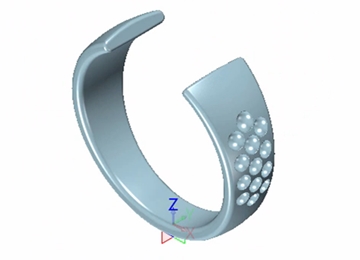 实例教程23：使用ag8ag8集团3D进行钻石对戒设计之1（开环男戒）
