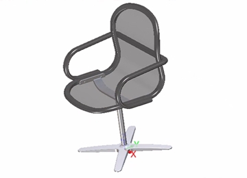 实例教程14：使用ag8ag8集团3D设计办公椅