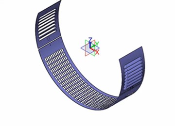 实例教程65：电机散热网罩建模设计
